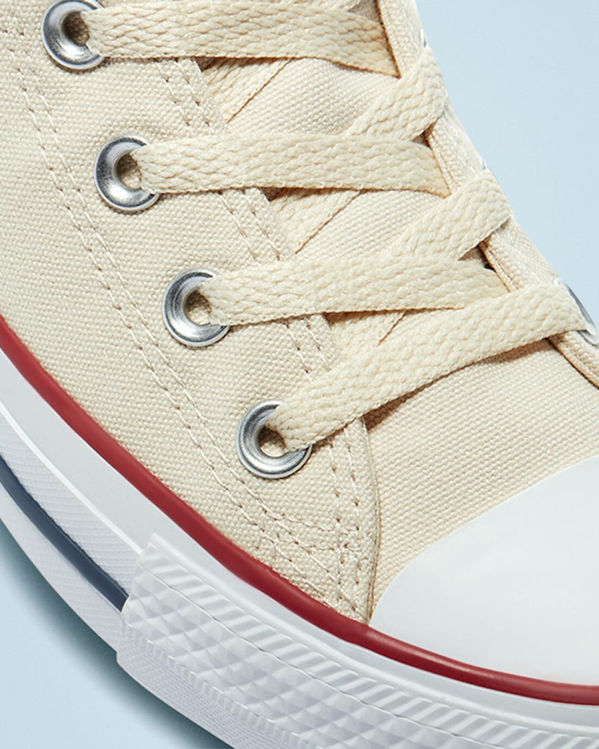 Tenis Converse Chuck Taylor All Star Classicos Cano Alto Masculino Bege Branco | PT A007PT4